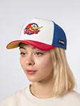 Бейсболка CAPSLAB арт. CL/WWP2/1/PCTWOO2B Woody Woodpecker (белый / красный)